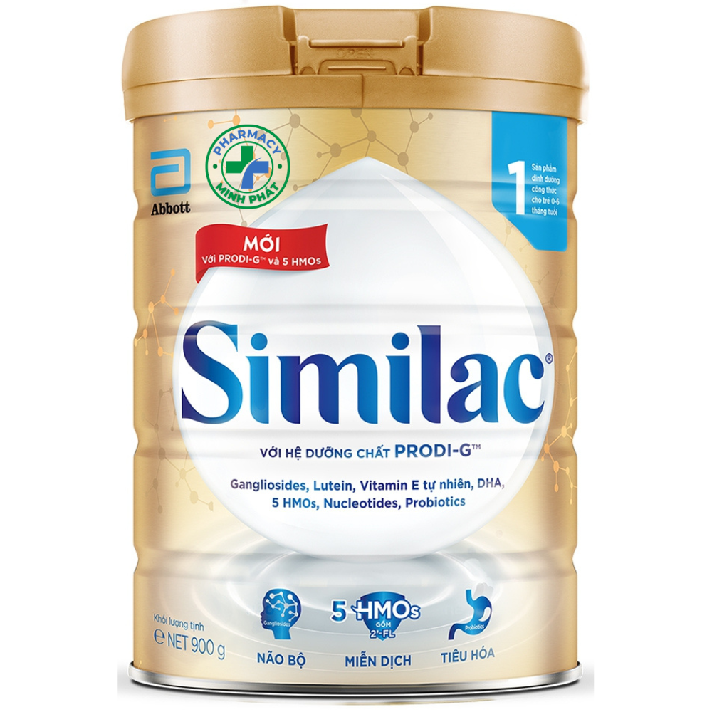 Sữa Similac 5G số 1 900g (0-6 tháng)